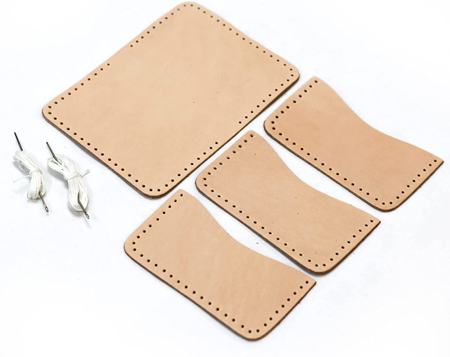 DIY Leather Bifold Wallet Kit Do It Your Own Vegetable Tanned Natural