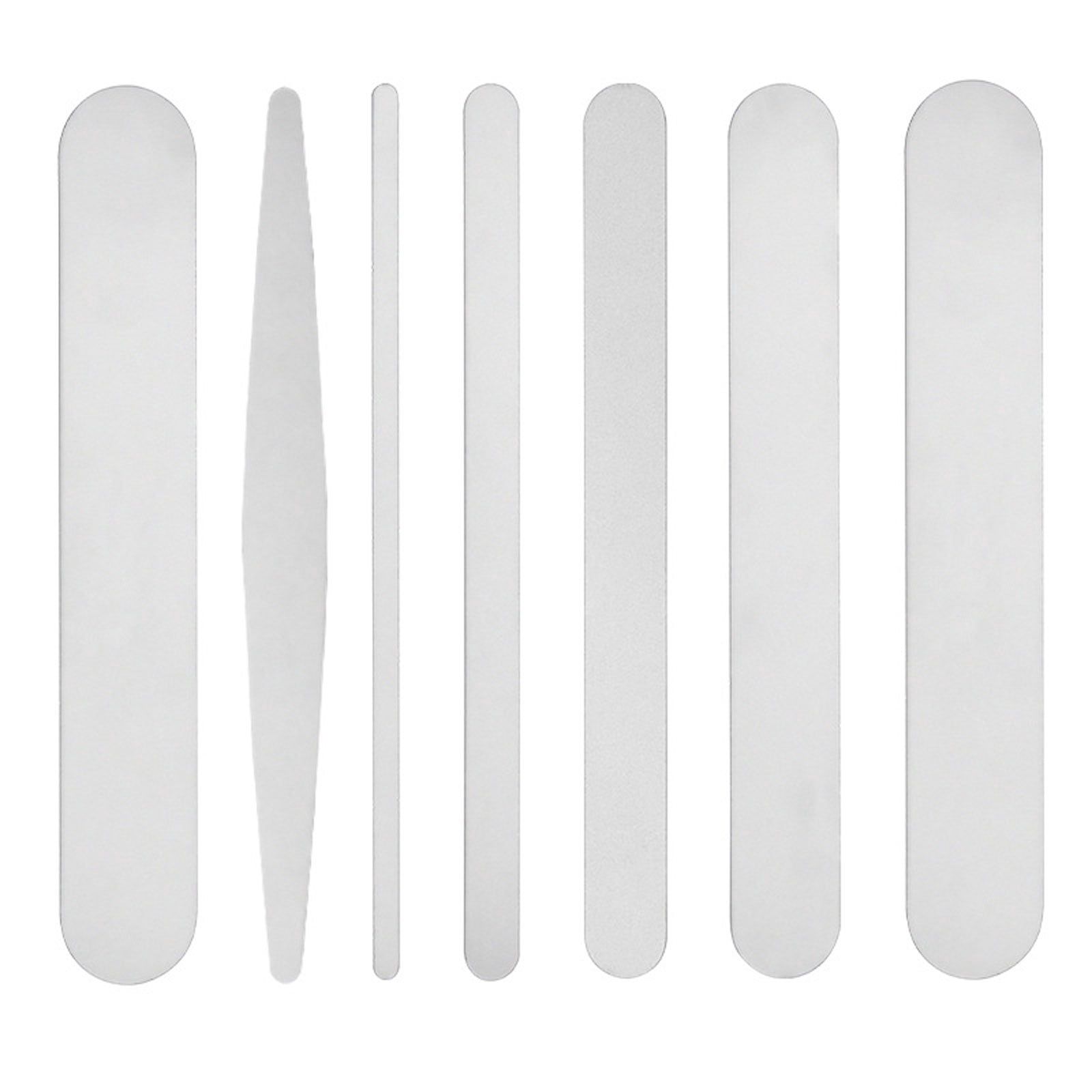 DIY Leather Bracelet Making Kit - 16cm Stainless Steel Core with 7PCS Leather Inserts