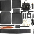 DIY Leather Shoulder Bag Making Kit PU Leather Crossbody Bag Sewing