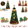 thumbnail image 1 of DIY Lighted Glass-Chrismas Style Lighthouse Kit, LED Craft Project with Translucent Pieces for Tabletop Display & Coastal Decor, 1 of 9