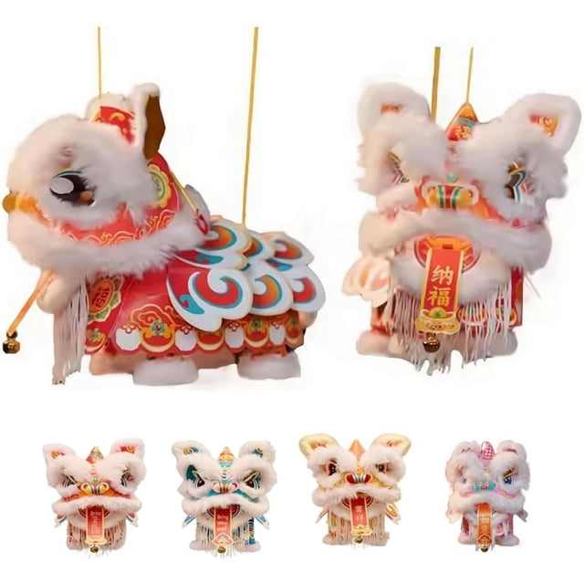 DIY Lion Dance Lantern Craft Kit – Chinese New Year String Puppet ...