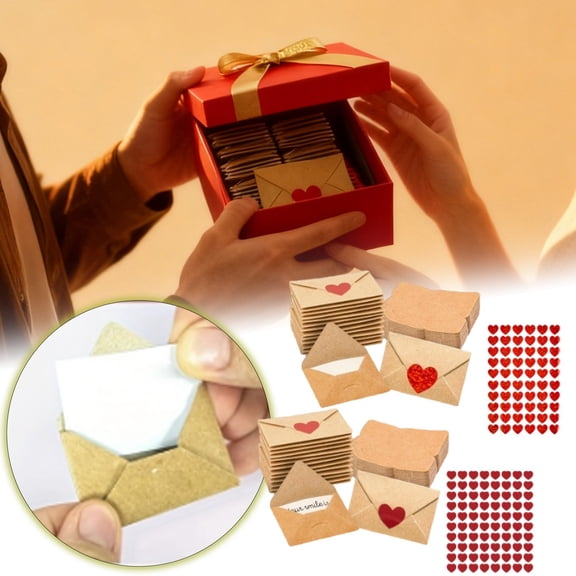 DIY Love Letter Box  Envelopes Stickers Cards And Seals For Valentine's Day Anniversary Or Wedding Proposal Idea