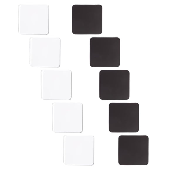 DIY Make Your Own Refrigerator Magnets Kit Transparent Acrylic Squares Magnetic Backing Sheets for Home Decoration