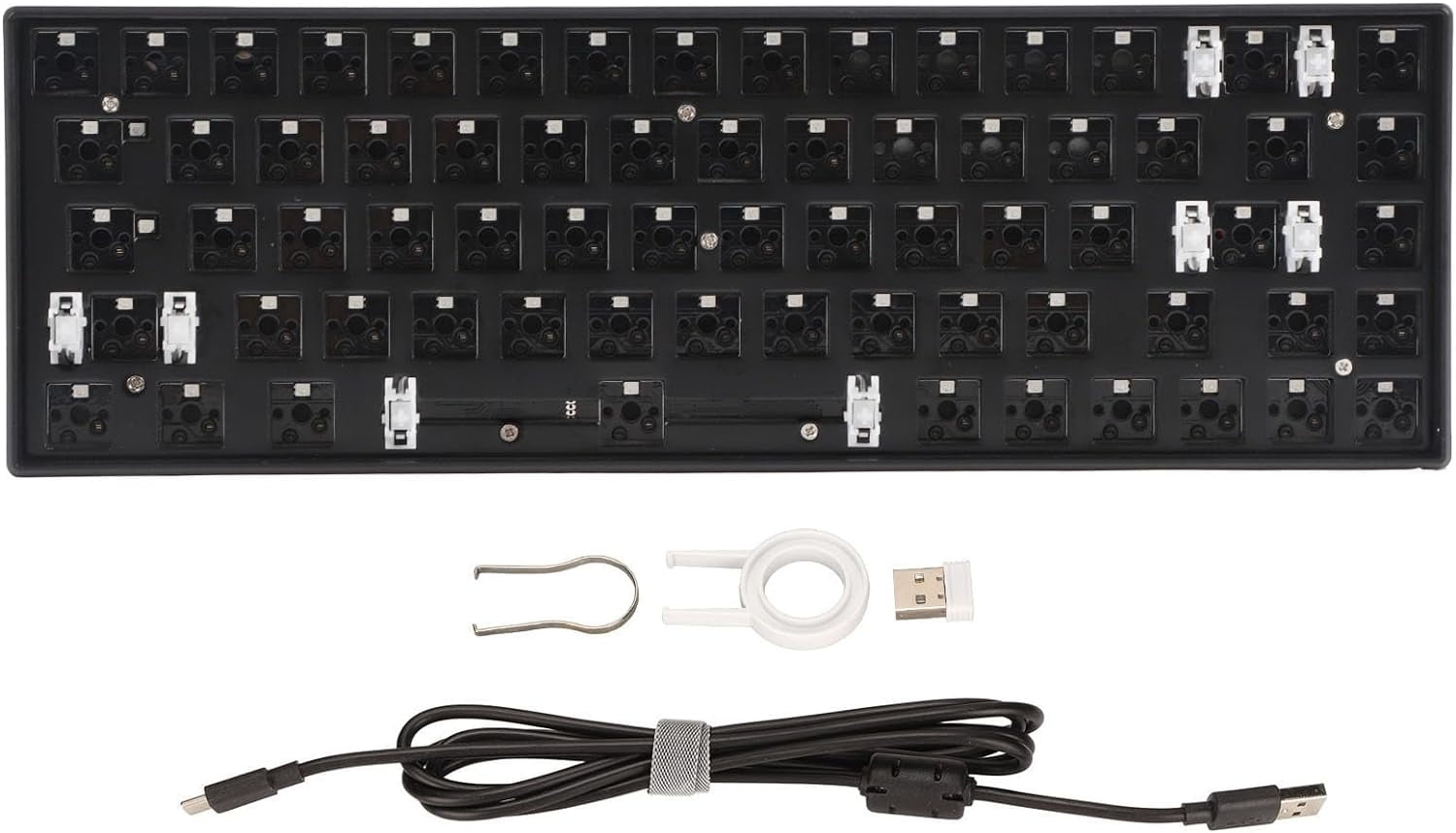 DIY Mechanical Keyboard Kit, 68 Key 2.4G Bluetooth 3.0 5.0 Keyboard ...