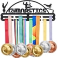 thumbnail image 1 of DIY Medal Hanger Display Holder Sports Medals Display Rack Wall Mount Iron Ribbon Hook Hanger Decor Awards Holder Storage Rack for Medal Display for Athletes and Kids DIY, 1 of 7
