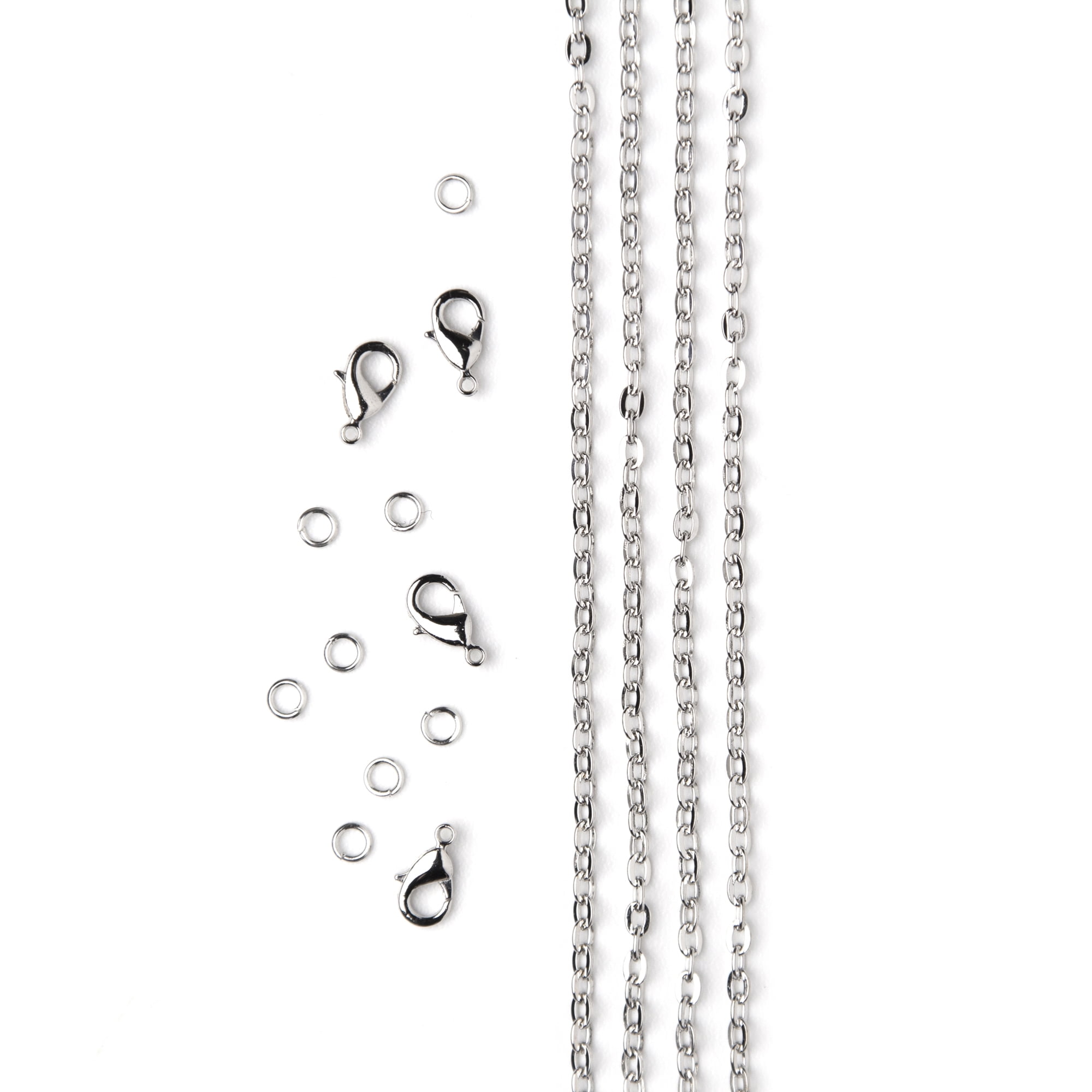 DIY Metal 90 in. Small Chain, Silver Finish, Unisex