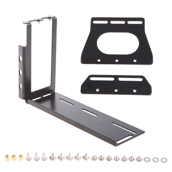 DIY Metal Graphics Cards Vertical Bracket Riser PCI for Express Stent Stand Holder for PC for Case
