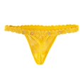 thumbnail image 1 of DIY Metal Rhinestone Letter Thong For Women's Sexy And Lace Underwear Custom plus Size Panties for Women 2x Lace Panties L Seamless Bikini Glow in The Dark Lingerie on Clearance One Size Yellow, 1 of 3