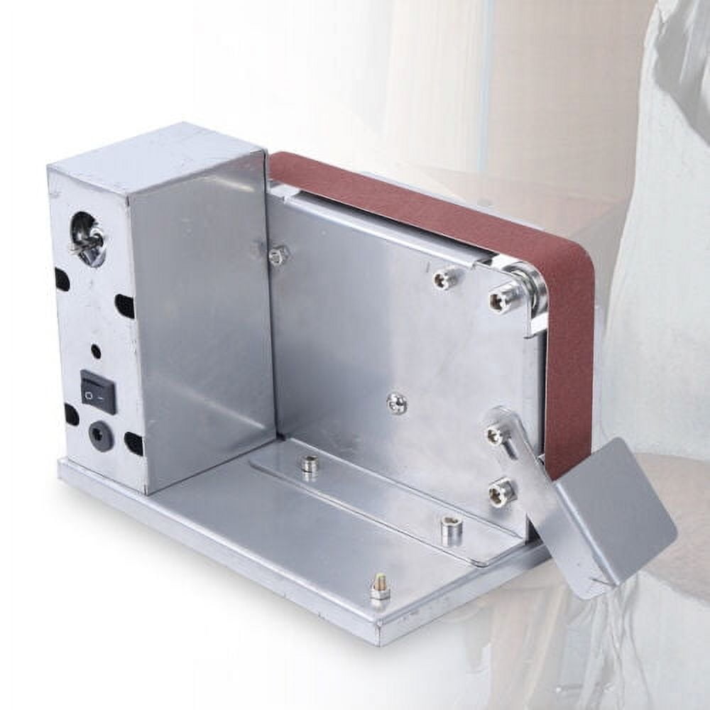 DIY Mini Belt Sander Polishing Grinding Machine Sharpener Electric Belts Grinder