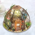thumbnail image 1 of DIY Mini Flower House Building Model Wooden Decoration Star House Assembly Gift, 1 of 9