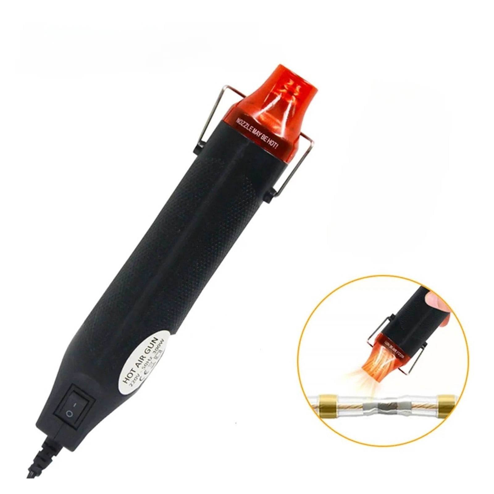 DIY Mini Hot Air Gun Hot Air Welding Station Car Cling Film Welding Temperature Air Gun Electric Blower Shrink Tube ,Variable Temperature