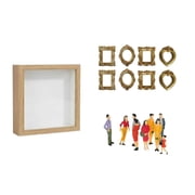 DIY Mini Museum Miniature Memory For Moments Therapeutic Craft With Gold Figurines
