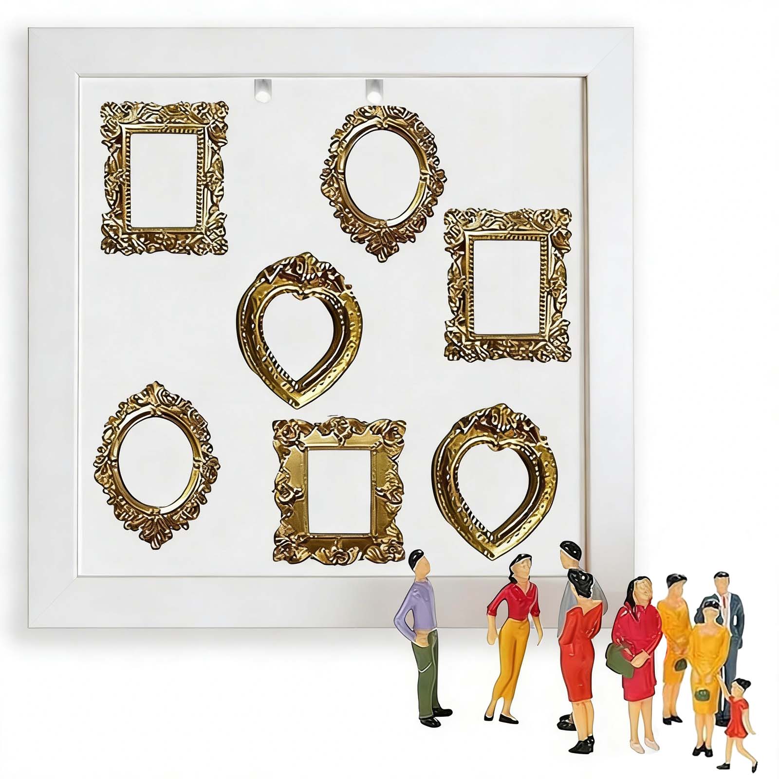 DIY Mini Museum Silhouette Box – Personalized Family Memory Display ...