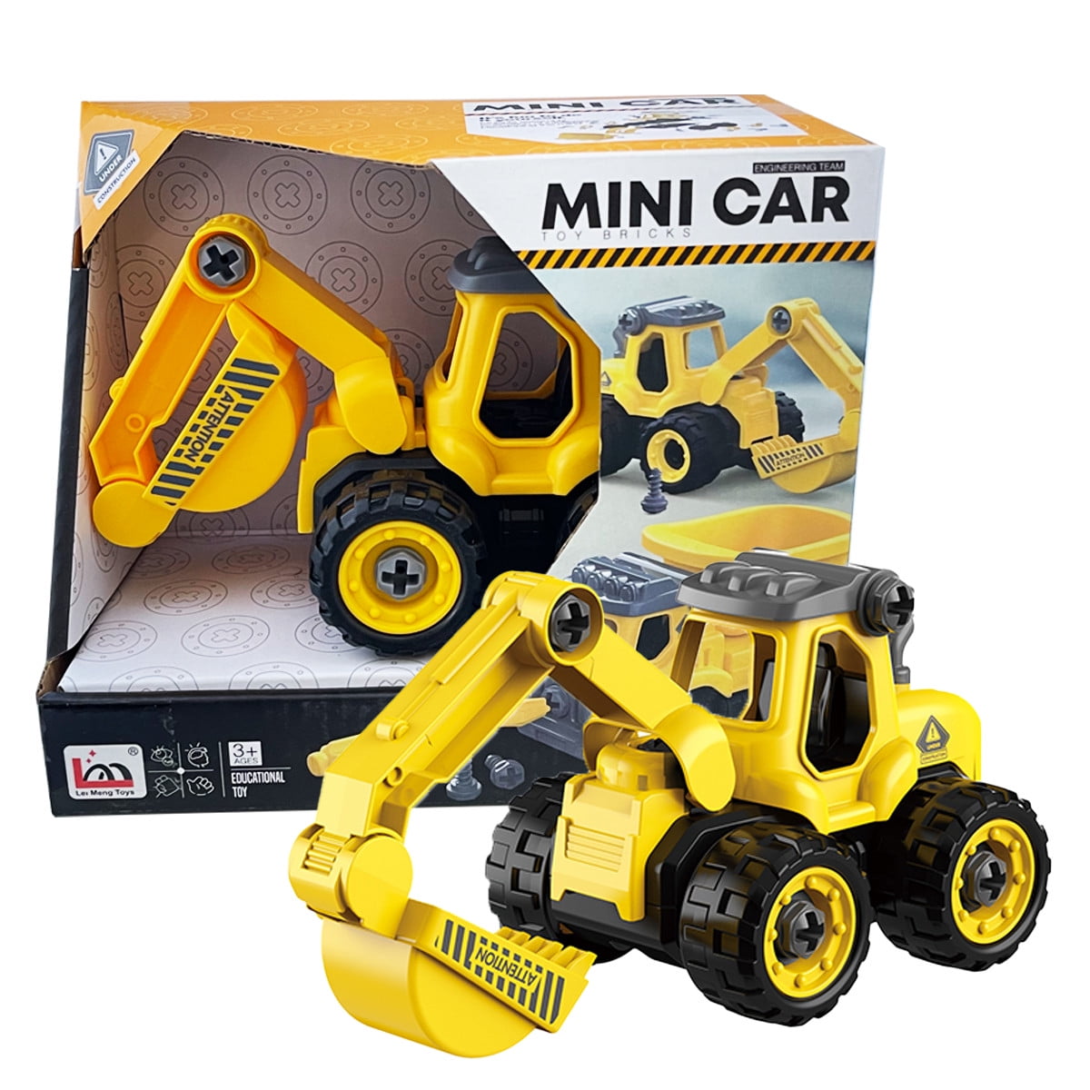 DIY Mini Toy Truck Fire Sand Hook Sanitation Truck - Hook Machine