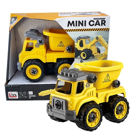 DIY Mini Toy Truck Fire Sand Hook Sanitation Truck - Sand Vehicle