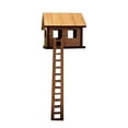 thumbnail image 1 of DIY Mini Treehouse Planter - Wooden Flower Pot Tree House Kit with Ladder | Creative Self-Build Miniature House for Plants, Desk Decor & Craft Projects, 1 of 6