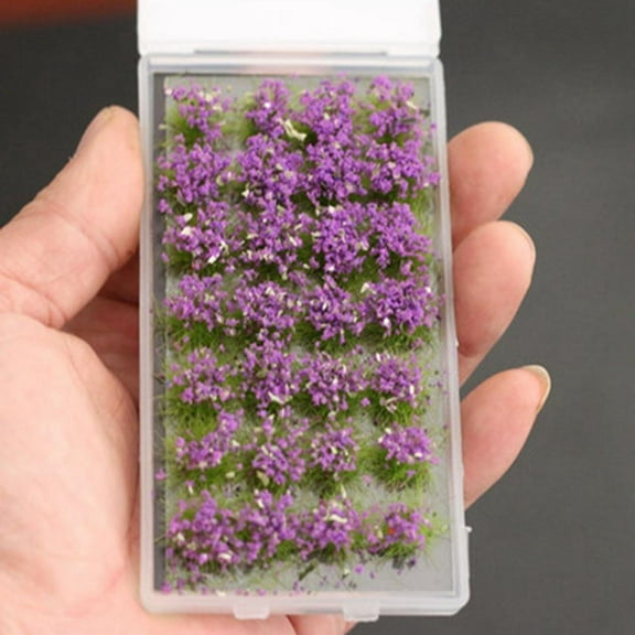 DIY Miniature Flowers Static Model Railway Diorama Layout Scenery .