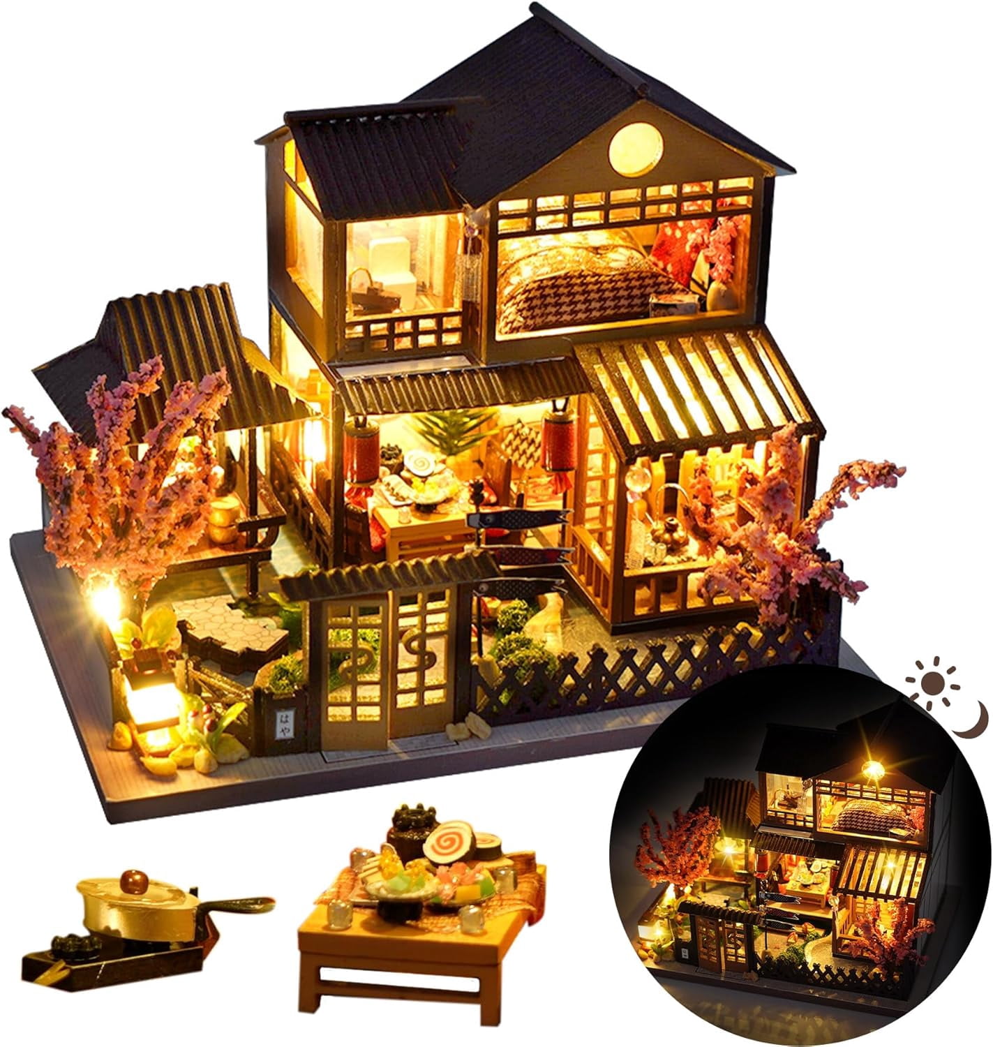 DIY Miniature House Kit, Mini House Kit for Beginners, DIY Dollhouse ...
