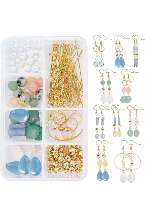 DIY Mixed Stone Earring Making Kit