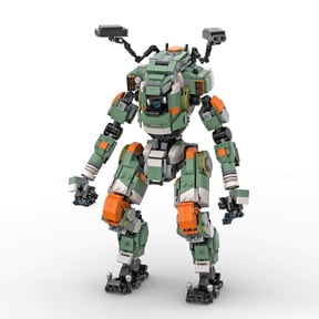DIY Model Building Bricks Toys Blocks Set for BT-7274 Vanguard-class Titan Mecha MOC Bricks Toys Set 1057pcs