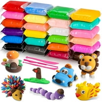 DIY Model Magic Clay Clearance 12 Colors DIY Model Magic Clay,Molding Clay Kit with Tools,Non-Sticky Soft and Super Light,Arts and Crafts Gift for Boys Girls Kids
