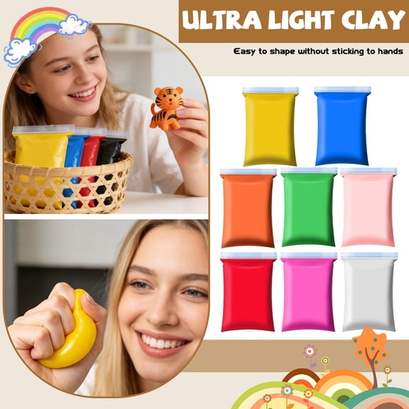 DIY Moldable Squishy Clay, Ultra Light Slow Rise Sensory Material for Anxiety Relief and Creative Stress Management,Anxiety Management for Professionals