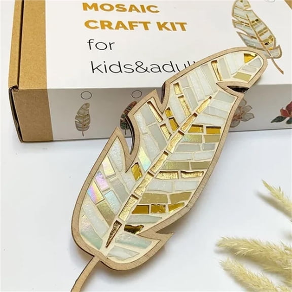 DIY Mosaic Kit, DIY Glass Mosaic Tiles for Crafts, Mosaic Crafts Materials Package Home Decoration