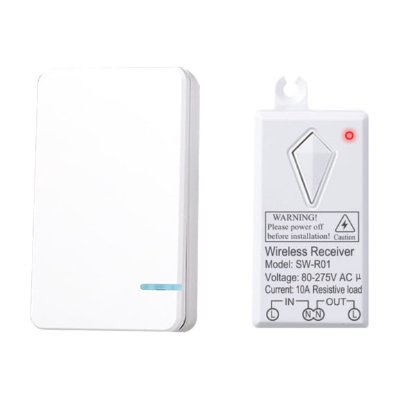 DIY Multi-Room Light Control System Wireless Switch for Simultaneous Lamp Control, Up to 200m Range TAPDRA Accessories Part