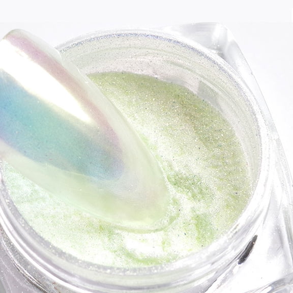 DIY Nail Art Decoration,Iridescent Aurora Mermaid Pearl Dust Kit for Gel Nails Manicure,Chrome Nail Powder Mirror GlitterEffect Pigment