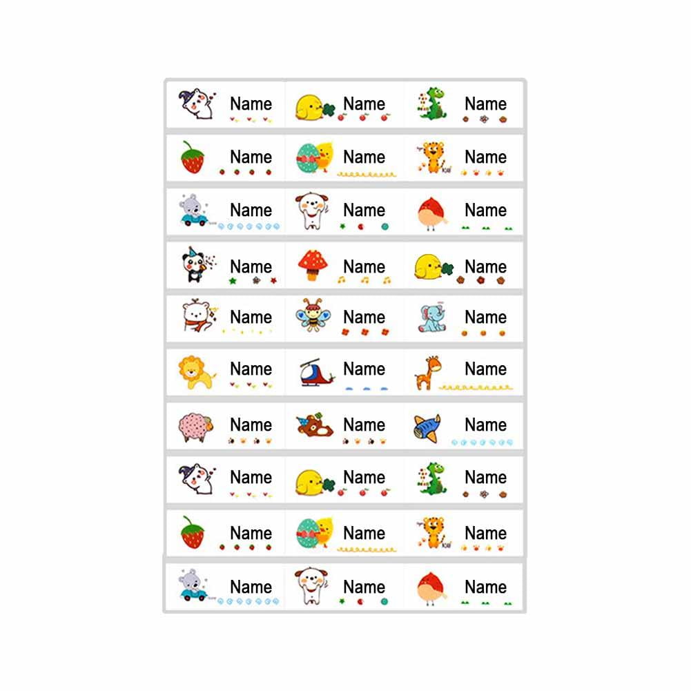 DIY Name Sticker for Children Kids Clothes Labelling Cup Custom.2024