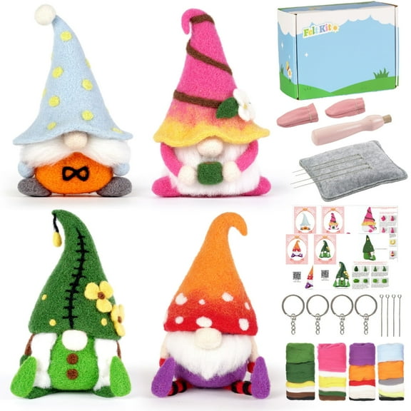 DIY Needle Felting Handcraft Kits with Needle Felting Tool Craft an Irresistibly Toy with this Set Home Decorations