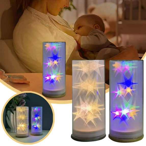 DIY Night Light Craft Kit - Starry Projection Art Project with Colorful Materials for Adults Boys Girls