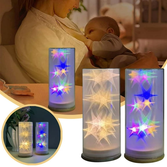 DIY Night Light Craft Kit - Starry Projection Art Project with Colorful Materials for Adults Boys Girls