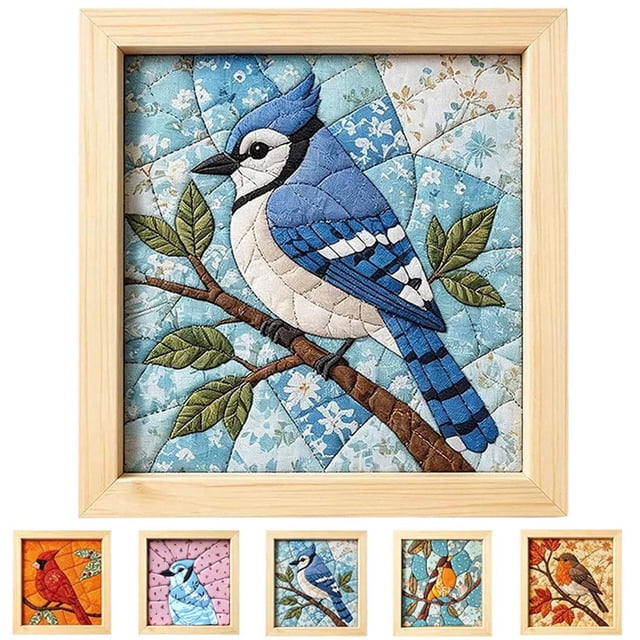DIY No-Sew Fabric Art Kit, 20x20 cm Kinusaiga Foam Board Craft Set for ...