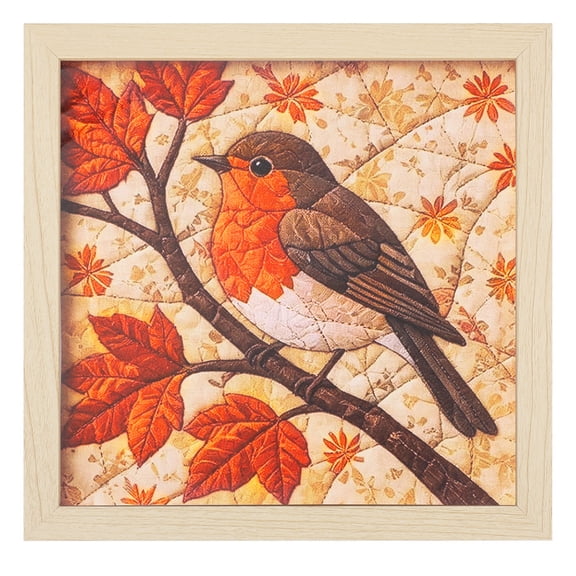 DIY No-Sew Kinusaiga Fabric Art Kit with Frame and Tools, DIY Christmas Kintsugi Fabric Art Kit for Adults