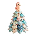 thumbnail image 1 of DIY Ocean Quilted Fabric Tree Kit, 3D Padded Sewing Craft Project, Seasonal Mantel Shelf Decor, Ocean Home Decor, Handmade Holiday Gift for Crafters, 1 of 4
