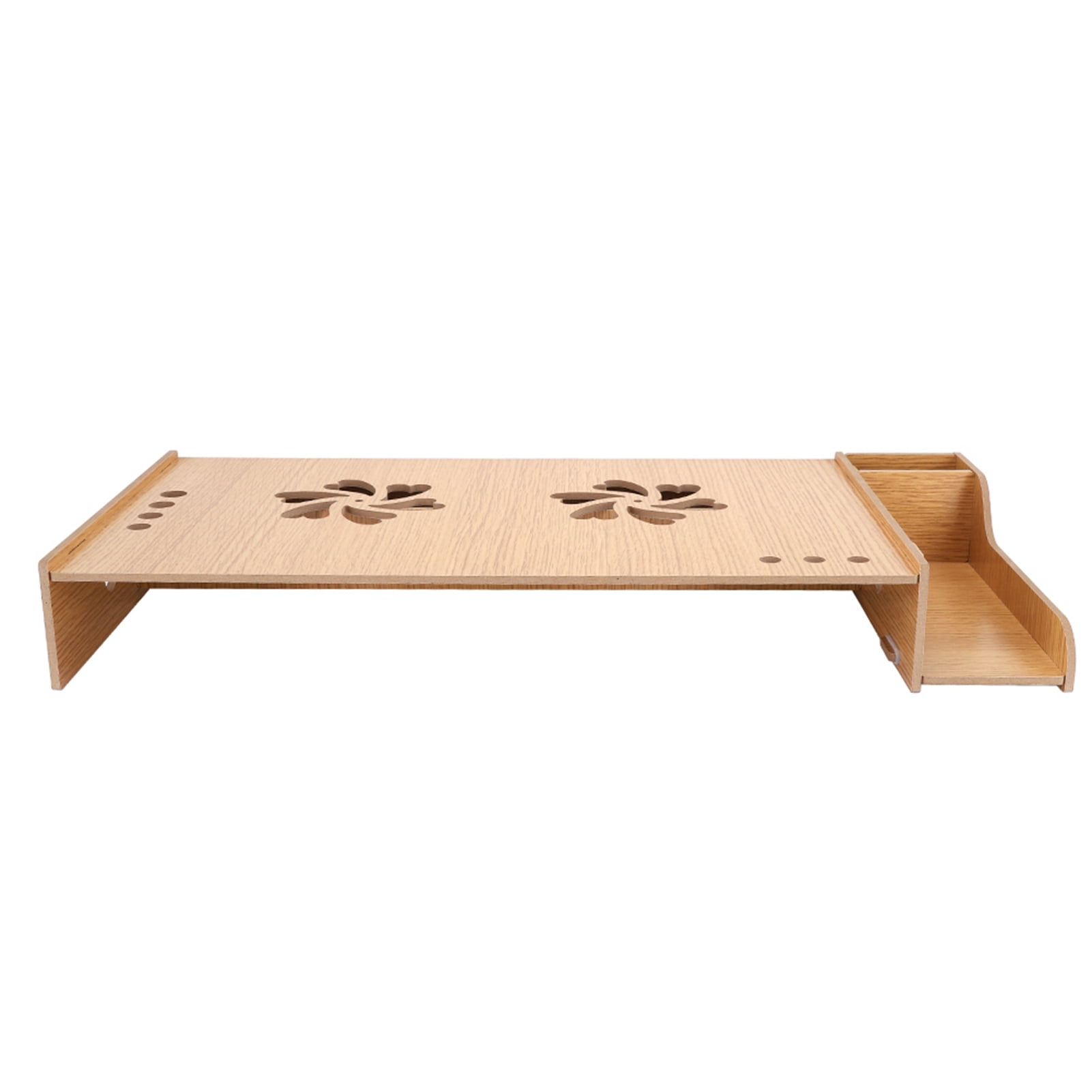 DIY Office Desktop Monitor Riser Storage Box Wooden Rack PC Laptop ...