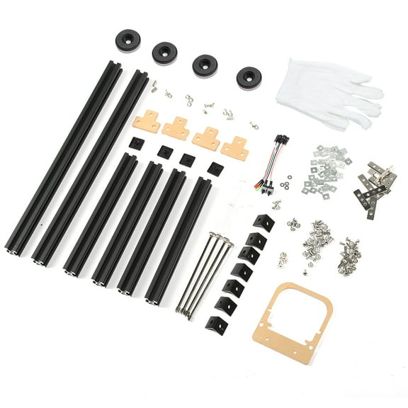 DIY Open Design Aluminum Alloy M-ATX Computer Case Overclocking Test Platform (Full Black S)