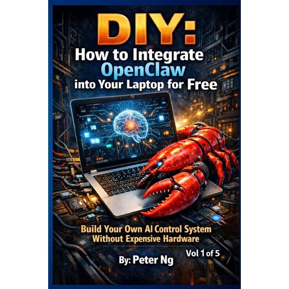 DIY Openclaw: The Complete Guide to Buil DIY: How to Integrate OpenClaw into Your Laptop for Free: Build Your Own AI Control System Without Expensive Hardware, Book 1, (Paperback)
