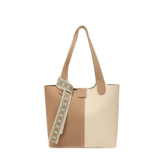 DIY PU Leather Lady Bag Making Kit Shoulder Bags Kit for Beginners Peru 35x26x11cm