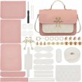 DIY PU Leather Shoulder Bag Making Kit Handmade Sewing Crossbody Bag