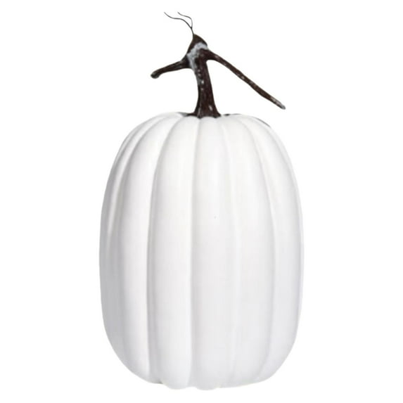 DIY Paintable White Simulation Pumpkin Model Halloween Holiday Display