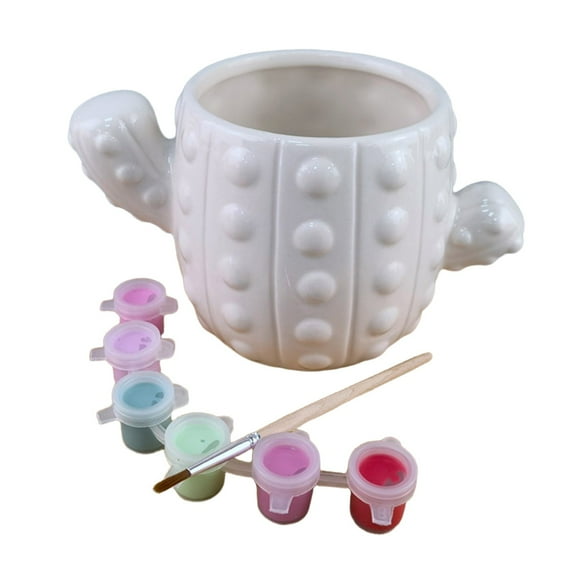 DIY Painting Ceramic Mug Craft Kit Create Your Own Art With Acrylic Paints And Brushes For Family Holiday Activity Bulk Coffee Cups