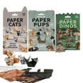 thumbnail image 1 of DIY Paper Cats, DIY Paper Cats Origami Kit, 3D Handmade Origami Cat Model, Fold Your Own Papers Ca-t, 2026 Animal Shaped Decoration Kit - Dog, 1 of 6