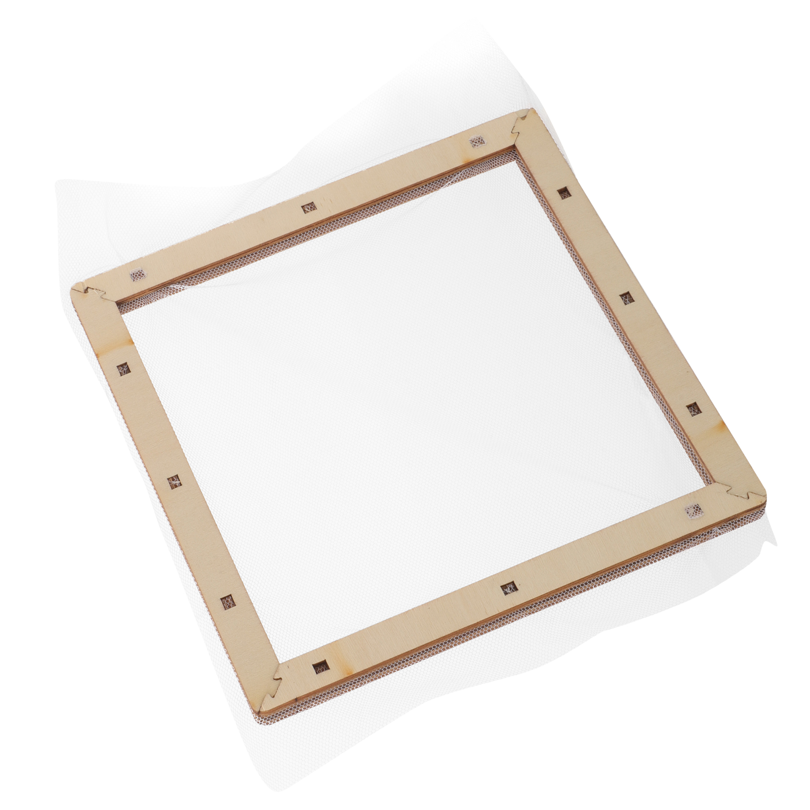 Moules à Papier Artisanal En Bois - Lot De 5 Cadres De Différentes Tailles - Pour Fabriquer Du Papier DIY