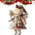 thumbnail image 1 of DIY Patchwork Angel Doll Kit, DIY Patchwork Felt Animal Angel Ornament Kit, Christmas Angels Series Handmade Sewing Kit for Xmas Decor with Material Package, Instructions, 1 of 7