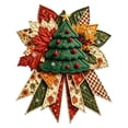 thumbnail image 1 of DIY Patchwork Christmas Wreath Kit 15.7x15.7 Inch Fabric Wreath Ornament Craft Set, Handmade Quilted Holiday Door Decor Project for Beginners, Festive Wall Hanging Centerpiece, Creative Sewing Gift, 1 of 5