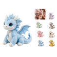 thumbnail image 1 of DIY Patchwork Dragon Kit, Plush Sewing Craft Kit with Pre-Cut Fabric, Mythical Creature Sewing Kit for Beginners, Handmade Dragon Craft Kit for Home Decor & Creative Gift(Sky Blue), 1 of 7