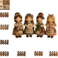 thumbnail image 1 of DIY Patchwork Dwarf Doll Sewing Kit for Girls, Beginner Creative Craft Set with Pre-Cut Brushed Plaid Fabric, 1 of 5