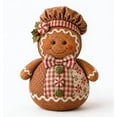 thumbnail image 1 of DIY Patchwork Fabric Character Doll Kit - Adorable Patchwork Friends Making Set for Kids & Adults Cozy Crafting Experience (Gingerbread Man), 1 of 8